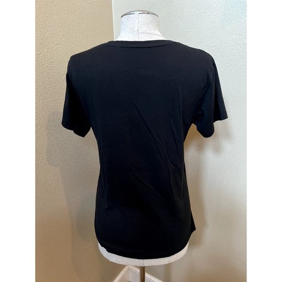 Women's Coca-Cola 'POP' Bling V-Neck T-Shirt Size Medium Pre-Owned - Picture 3 of 4